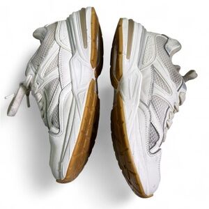 Zara Mesh Trainers White and Gray Sneakers Size 37